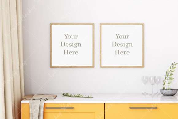 Download Mockup in Interior, Frame Mockup, - 1276 - Mockup in interior Collection