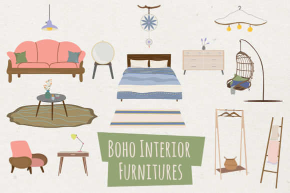 Download Boho Interior Furnitures - Boho interior Collection