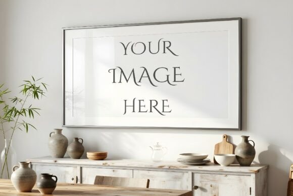 Download Horizontal Rustic Wood Frame Mockup - Rustic Collection
