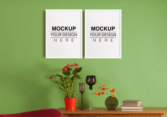 Download Boho Interior Design, Poster Mockup - Boho interior Collection