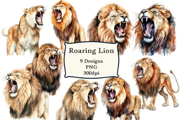 Download Roaring Lion Clipart Sublimation - Roaring lion Collection