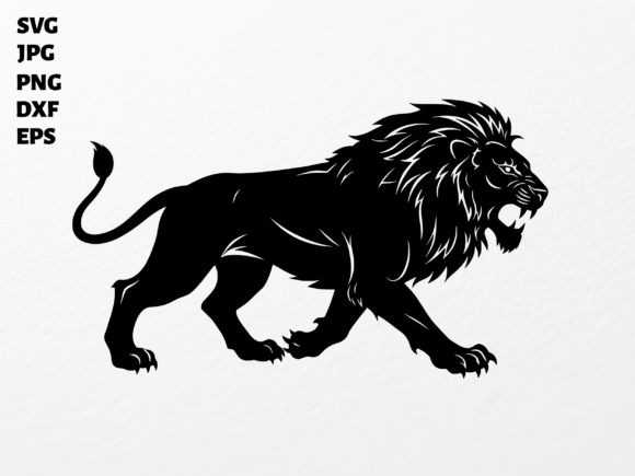 Download Roaring Lion SVG for Cricut - Roaring lion Collection